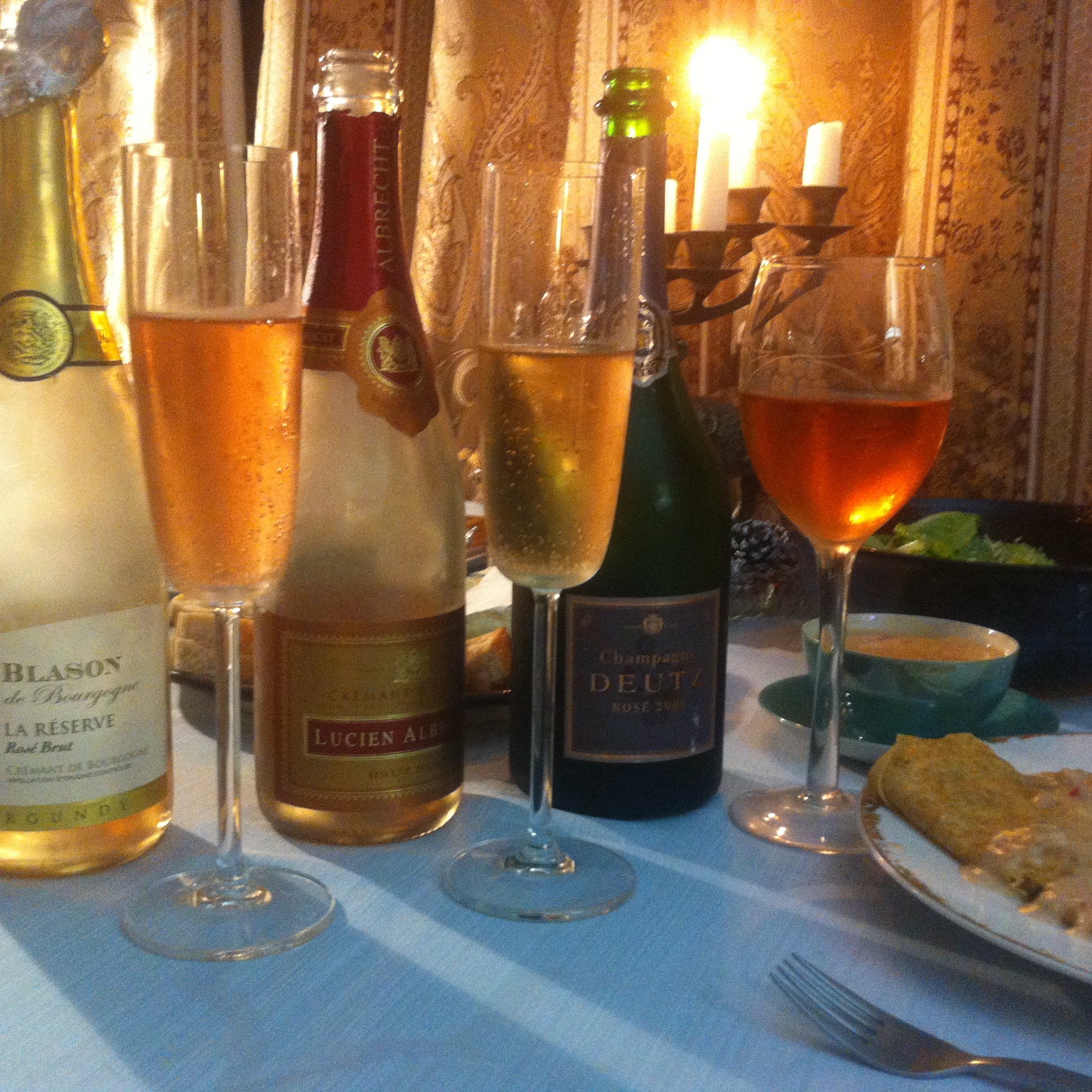 French Fizz #Winophiles: In the Pink with Fresh Seafood Crepes, Bisque |  wine predator.............. gwendolyn alley